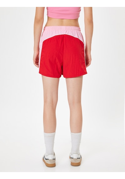 Koton Oversize Spor Şort Yüksek Bel Biyeli Beli Bağcıklı Renk Bloklu Cepli Kırmızı 4sak40057nw Kırmızı Koton Oversize Spor Şort Yüksek Bel Biyeli Beli Bağcıklı Renk Bloklu Cepli Kırmızı 4sak40057nw Kırmızı