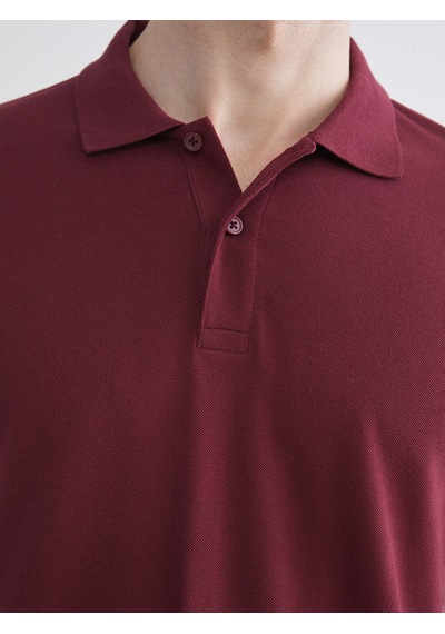Lcwaıkıkı Classic Bordo Polo Yaka Pike Erkek Tişört Lcwaıkıkı Classic Bordo Polo Yaka Pike Erkek Tişört