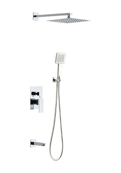 Newarc Aqua Krom Ankastre Banyo Bataryası Set 94111s Krom