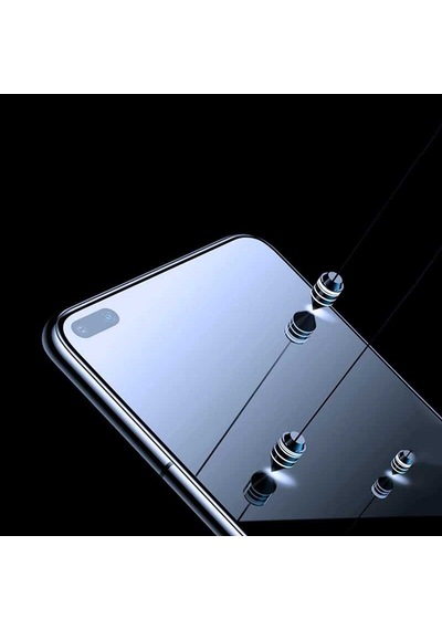 Kilifone - Oppo Reno 4 Lite Uyumlu - Ekran Koruyucu Davin 5d Cam Koruma - Şeffaf