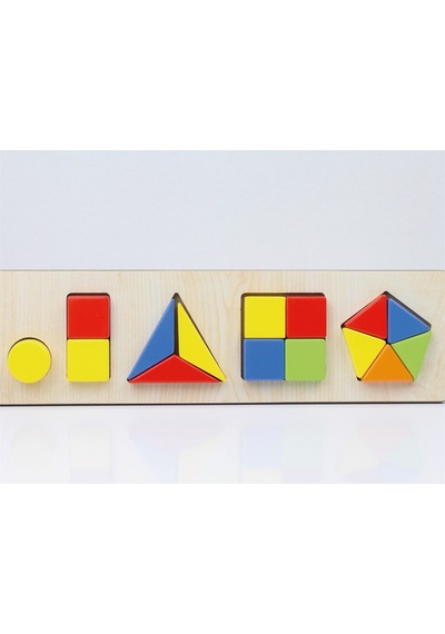Ahşap Parça Bütün Geometrik Şekiller