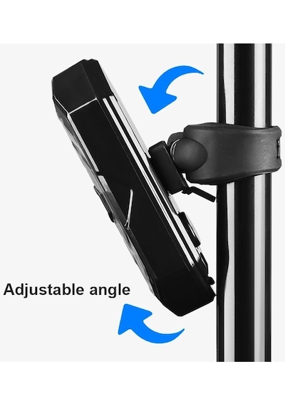 Akıllı Bisiklet Dönüş Sinyali Bisiklet Arka Lambası Akıllı Usb Bisiklet Şarj Edilebilir Arka Işık Uzaktan Kumanda Led Uyarı Lambası Siyah