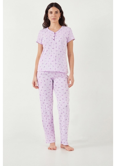 Lela Bayan Pijama Takımı 65770755 Lila LİLA