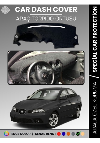 Seat Cordoba 2001-2008 Torpido Örtüsü Ön Göğüs Koruma Torpido Koruma Birebir Uyum Kaymaz - 637 Stiloto