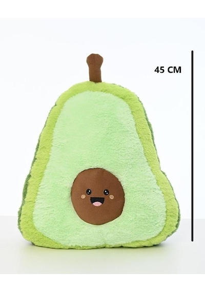 Pufu Toys Pelüş Avokado 45 Cm 03030 Yeşil