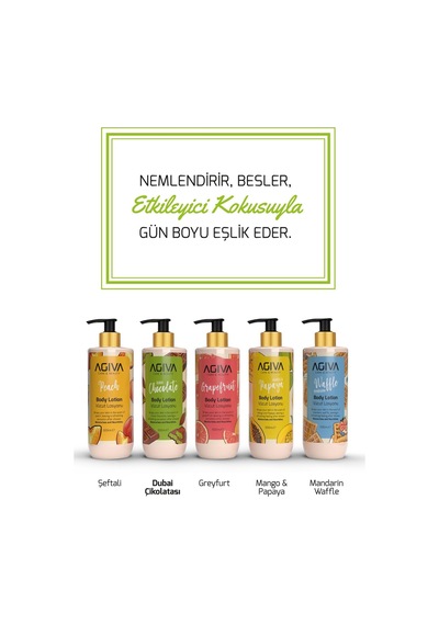 Dubai Çikolatası Yoğun Nemlendirici Ve Besleyici Anti Alerjik Vücut Losyonu 500 Ml