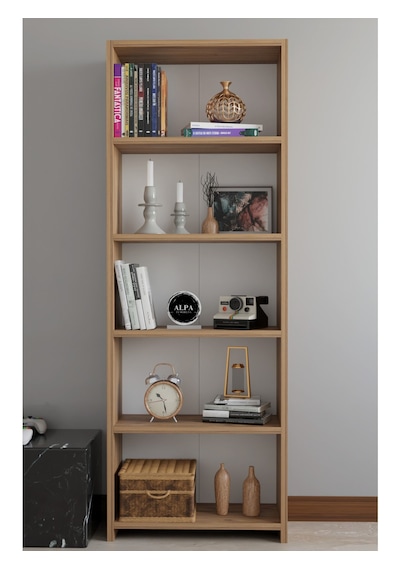 5 Raflı Kitaplık Dekoratif Çok Amaçlı Düzenleyici Raf 150 Cm Salon Çalışma Odası Raf Atlantik Çam 5 Raflı Kitaplık Dekoratif Çok Amaçlı Düzenleyici Raf 150 Cm Salon Çalışma Odası Raf Atlantik Çam