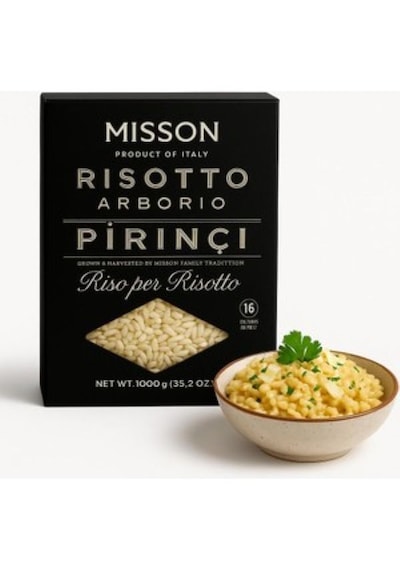Rısotto Paketi / Misson Risotto Pirinci-elle Esse Trüf Ezmesi-acetum Beyaz Üzüm Sirkesi