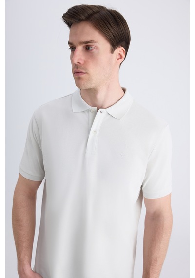 D's Damat Ds Damat Regular Fit Taş Pike Dokulu %100 Pamuklu T-shirt 4hc140211213m S01