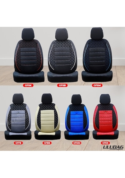 Gof Universal Tüm Araçlara Uyumlu Tam Set Oto Koltuk Kılıfı