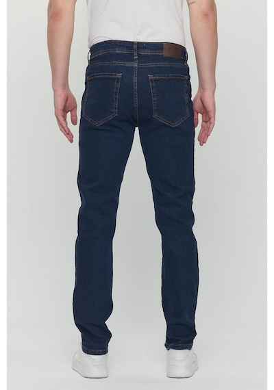 Polo State Regular Fit Likralı Erkek Denim Kot Pantolon Lacivert Lacivert
