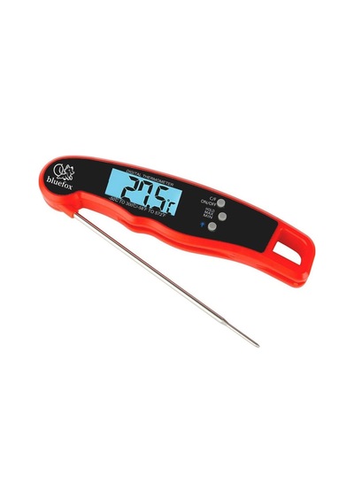 Okunan Mutfak Termometresi - Katlanabilir Arkadan Aydınlatmalı Lcd Ekran 240 Dönebilen Prob -50 C 300 C Aralığı