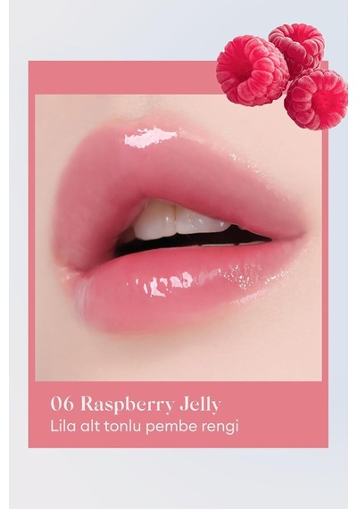 A'pıeu Juicy Pang Jelly Tint 06 Raspberry Jelly Nemlendirici Jel Yapılı Dudak Tint 3.5 Gr, 111600 Çok Renkli
