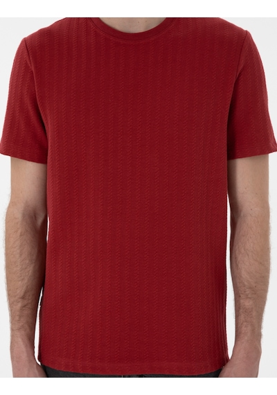 Pierre Cardin Erkek Nar Çiçeği Tişört 50302581-vr239 Nar Çiçeği