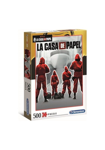 Clementoni - 500 Parça La Casa De Papel Yetişkin Puzzle - 1