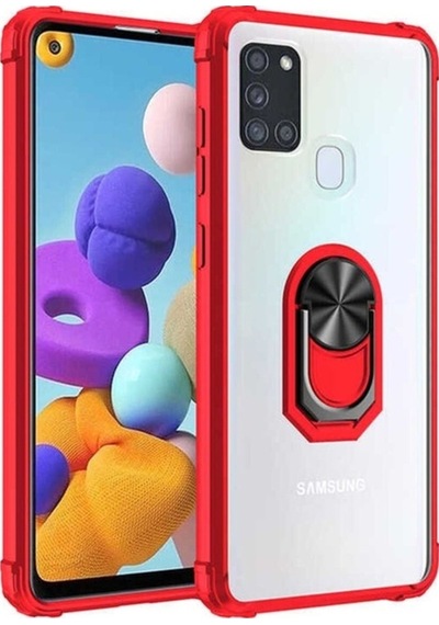 Galaxy A21s Kılıf Zore Mola Kapak Kırmızı