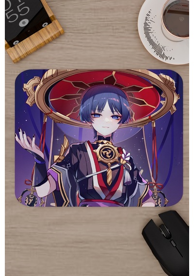 Wanderer Genshin Impact Anime Gacha V1 - 22x18 Gaming Mouse Pad Fare Altlığı