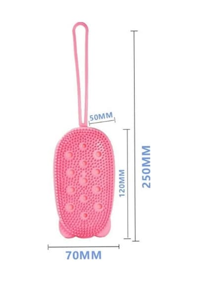 Mucit Home Silikon Hazneli Duş Lifi Masajlı Ve Yumuşak Kese