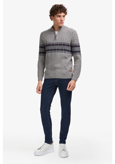 U.S. Polo Assn. U.s. Polo Assn. Erkek Gri Melanj Kazak /triko 50308325-vr086