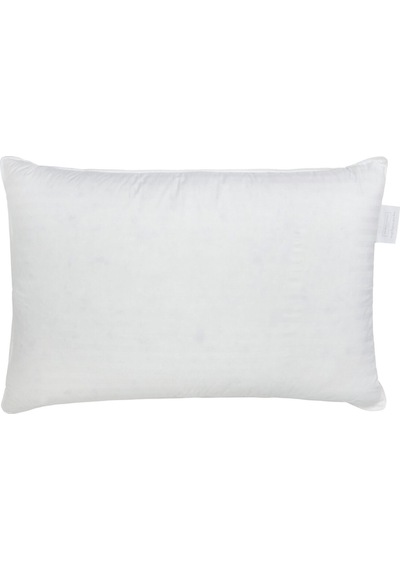 The White Company Lüks Macar Kaz Tüyü Yastık, Orta Destek, 50 X 90 Cm Beyaz