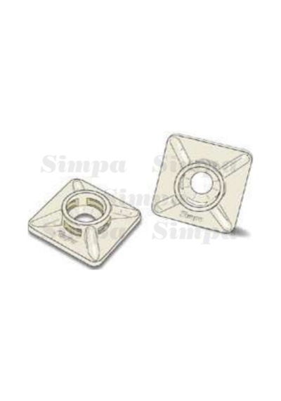 Simpa Sp-ykb-1 Yapışkanlı Kroşe,19x19 Beyaz, 500 Adet