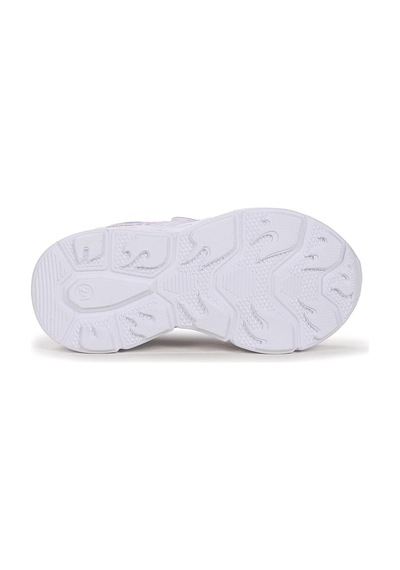 Kiko Kids Teno Cırtlı Işıklı Kız Bebek Spor Ayakkabı Lila