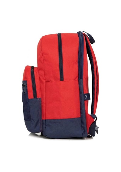 Kırmızı - Lacivert Unisex Çocuk Gap Çift Bölmeli Sırt Çantası 03398