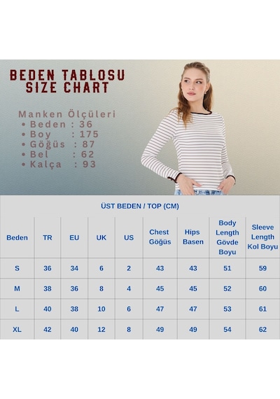 Sortie Collection Düğme Detay Ottoman Çizgili Bluz Kahverengi
