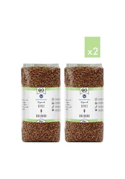 2 Li Organik Pilavlık Siyez Bulguru 800 Gr