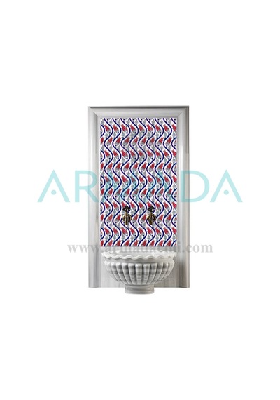 Armada Çini 60X100 CM Ac 20 Sarmaşık Serigraf Türk Hamamı Pano