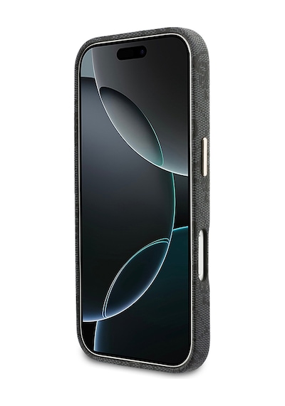 Apple Uyumlu iPhone 17 Pro Max Kılıf Guess Lisanslı M-safe Özellikli Script Yazı Logolu 4g Desenli Kapak Siyah