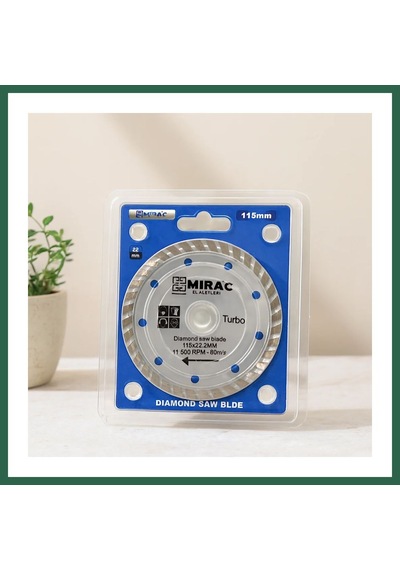 Bezos 115 Mm Mermer Kesme Diski 22.2 Mm İnce Turbo Bzs01