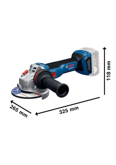 Bosch GWS 18V-11 S Devir Ayarlı Akülü Taşlama