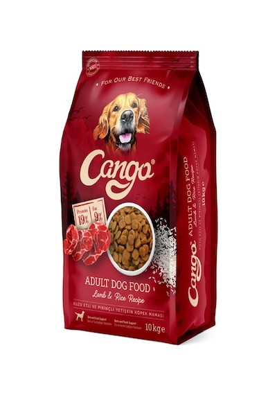 Cango Kuzu Etli ve Pirinçli Yetişkin Köpek Maması 10 KG