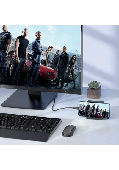 Paugge Usb C To Hdmı Kablo - 4k60hz, Hdr, Hdcp 2.3, Thunderbolt 5