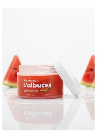 Watermelon Body Scrub 400gr Vegan, Temiz İçerikli, Karpuz Kokulu Pürüzsüz Cilt Bakımı