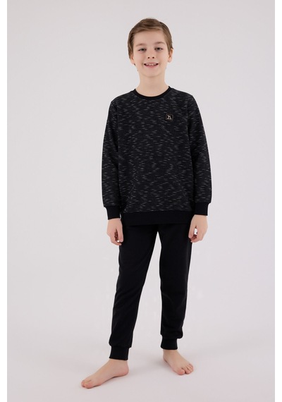 Arnetta Erkek Çocuk Siyah Pijama Takımı Ar3504-c-v1
