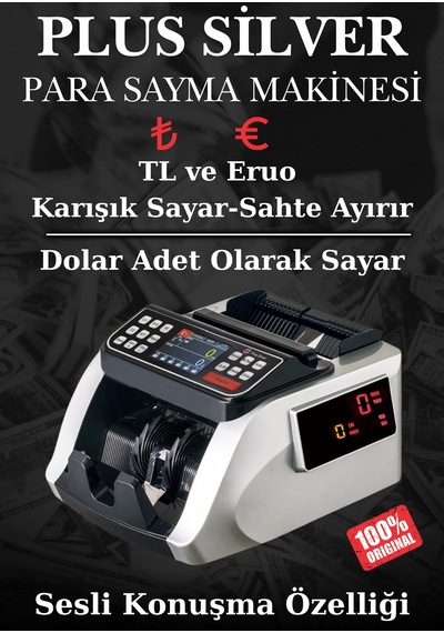 Plus Silver Para Sayma Makinesi