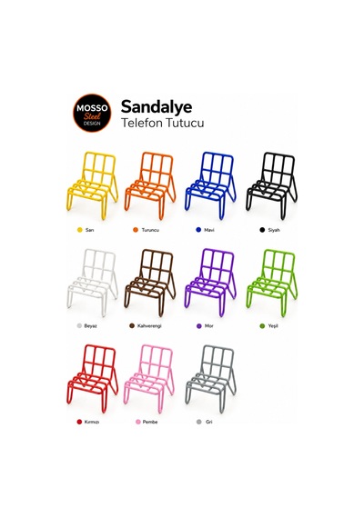 Sandalye Şeklinde Telefon Standı -tutucu