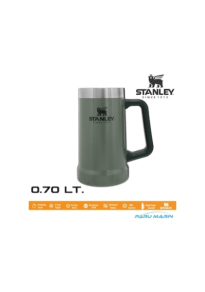 Stanley Adventure Vakumlu 0.70 L Termos Bardak Yeşil