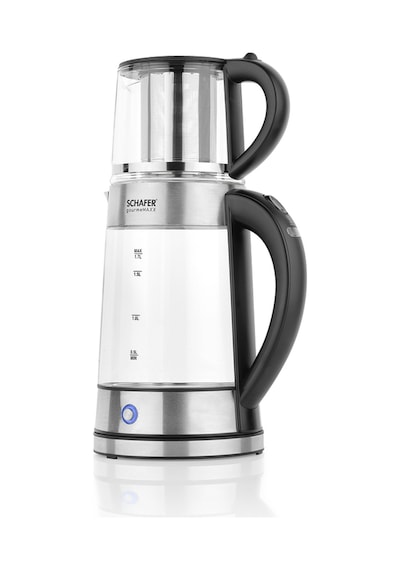 Schafer Gourmemaxx Cam Çay Makinesi Kettle 4 Parça