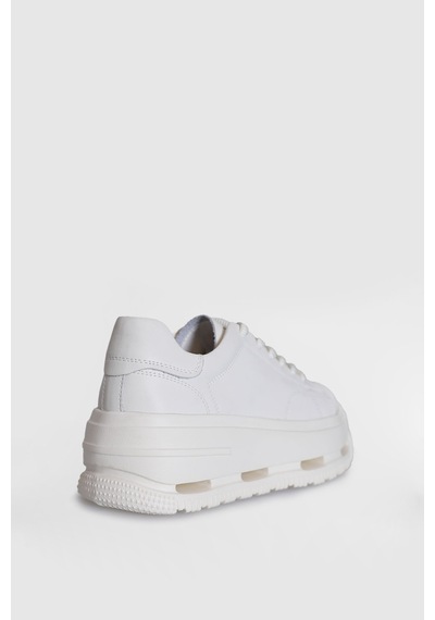 Lufian Agatha Kadın Sneaker Ayakkabı Beyaz Beyaz 121230007100500 Beyaz