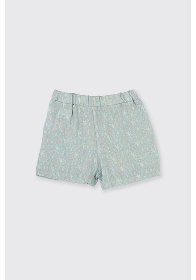 Panço Kız Çocuk Deniz Altı Desenli Mint Pijama Takımı Yeşil