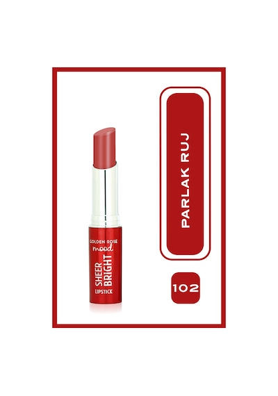 Mood Sheer Parlak Ruj No:102 Peach Bliss 102