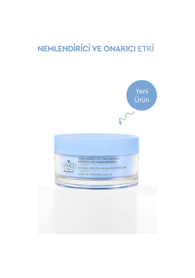 Nemlendirici & Canlandırıcı Bitkisel Saç Bakım Maskesi- Kuru Ve Yıpranmış Saçlar