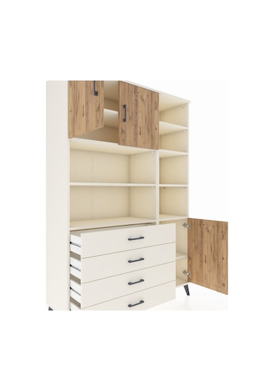 Hyperion Dolap 9 Raflı 4 Çekmeceli 3 Kapaklı 132x44x195 Aytaş... Aytaşı Hyperion Dolap 9 Raflı 4 Çekmeceli 3 Kapaklı 132x44x195 Aytaş... Aytaşı