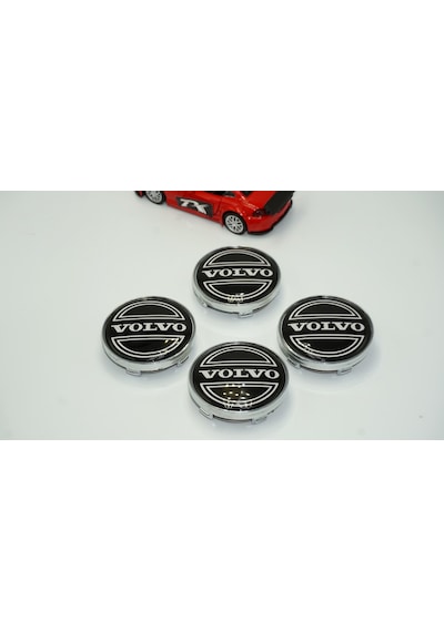 Dk Tuning Volvo Jant Göbeği Kapak Seti 60mm Gümüş Renk