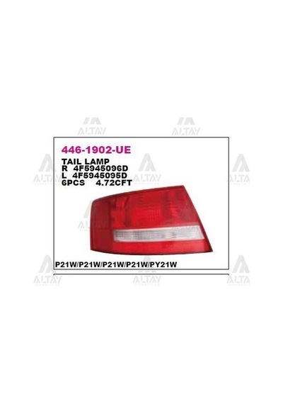 DEPO 4461902LUE Stop Lambası Sol Dıs A6 05-08