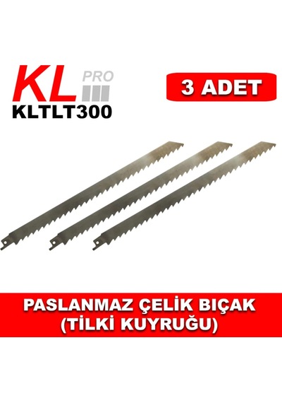 Klpro Kltlt300 Paslanmaz Tilki Kuyruğu Kemik Kesme Testere 3 Adet