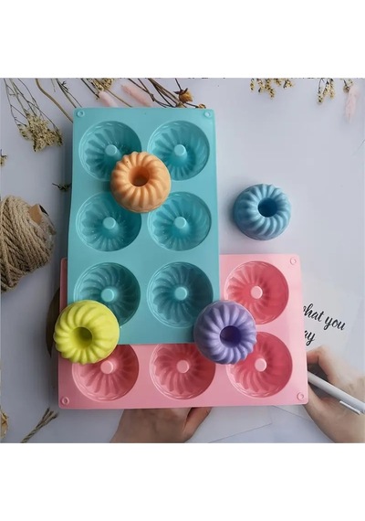 Cupcake, Muffin, Kek Ve Pasta Kalıbı Silikon Kalıp Kırmızı